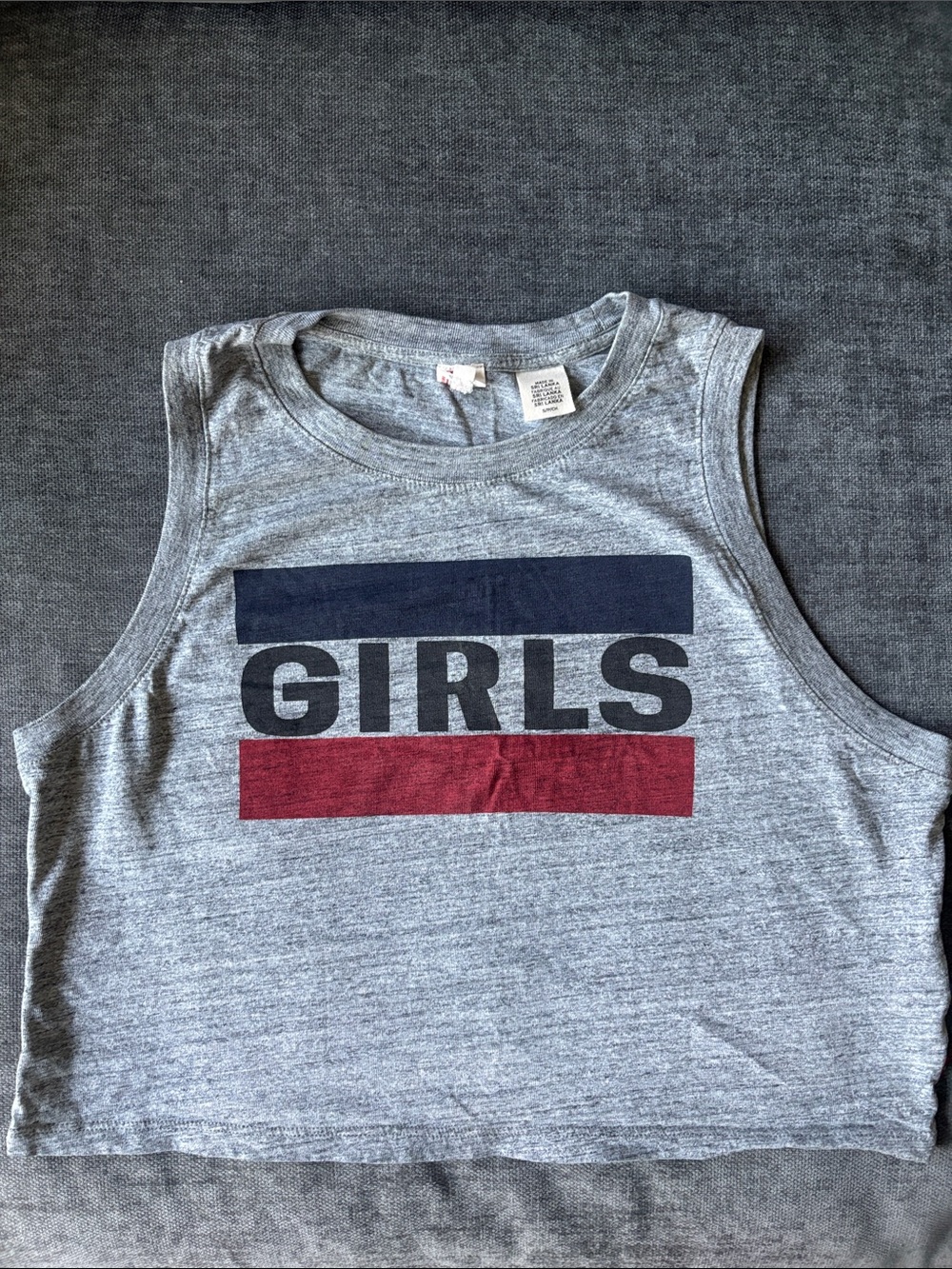Levi's "Girls" Grey Crop Tank